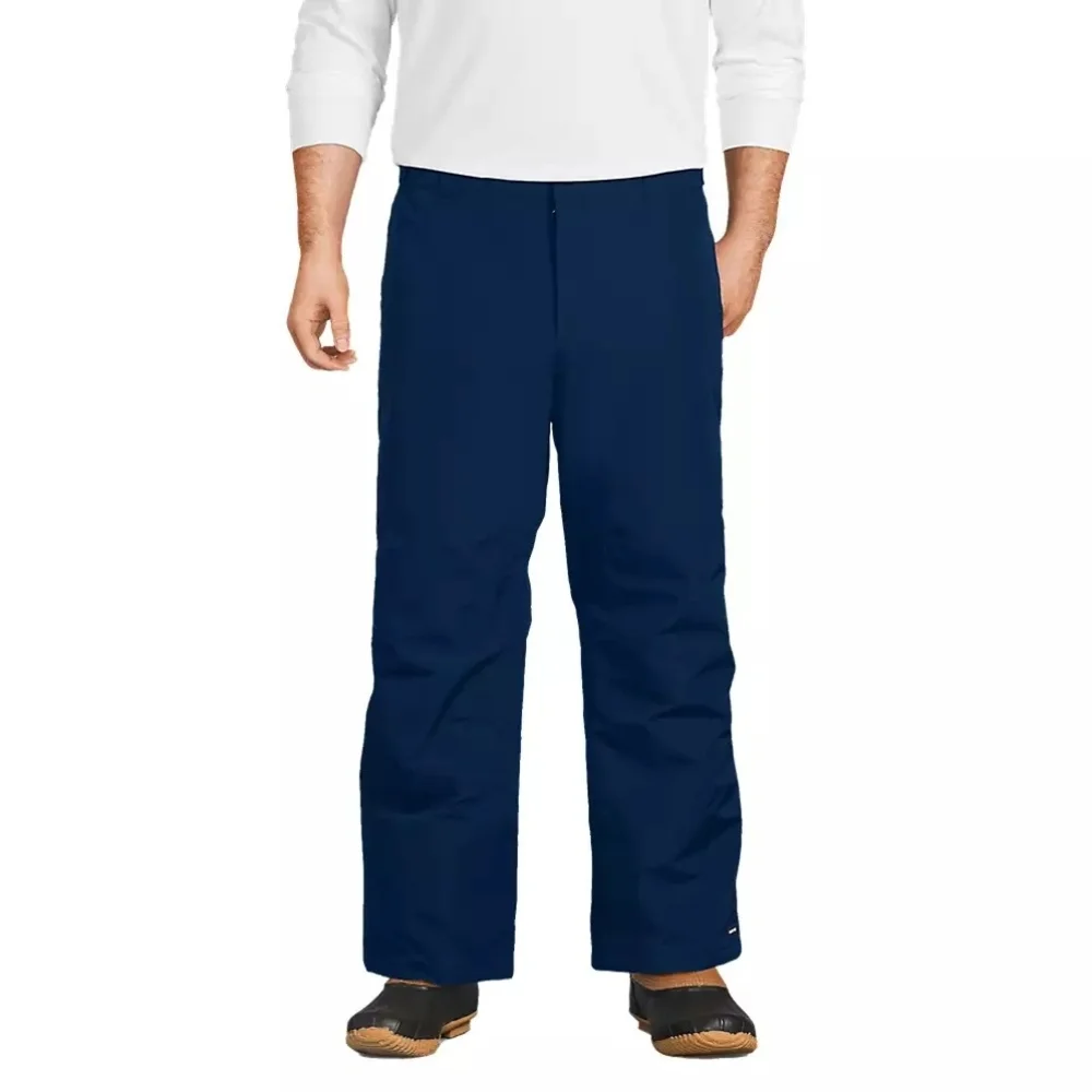 Lands End Men's Big Squall Waterproof Insulated Snow Pants Navy Size 4X* NWOT